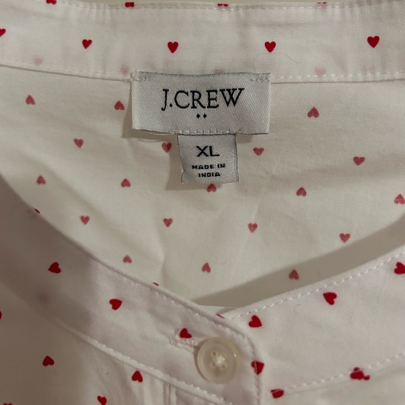 J. Crew Heart Blouse - Picture 2 of 3